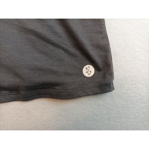 Torrid Active Womens 3/4 Slve ScoopNeck Workout Shirt Size 4 Black - Picture 2 of 10